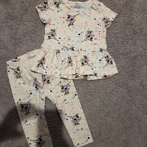 Disney Minnie Mouse Colorful Toddler Romper